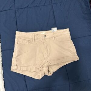 H&M Women's Beige Jean Shorts